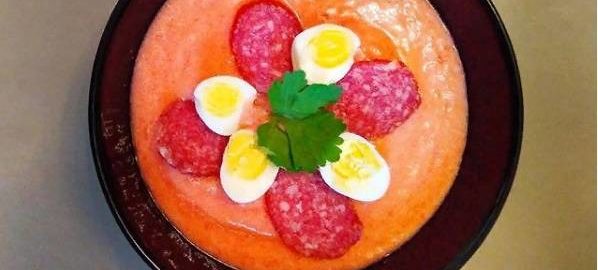 Холодный томатный суп Сальморехо