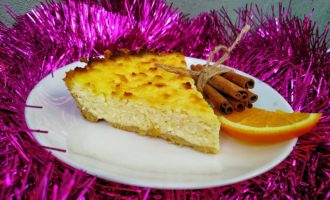 Творожный пирог с апельсином - кезекухен